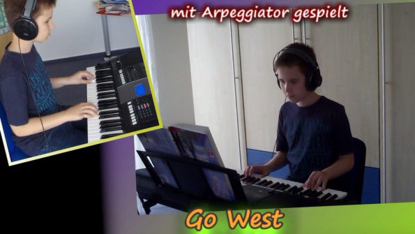 Thumbnail-Button zu Keyboardschule Schülerdemo Video Go West